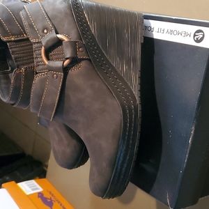 Dr. Scholls Blakley black wedge bootie